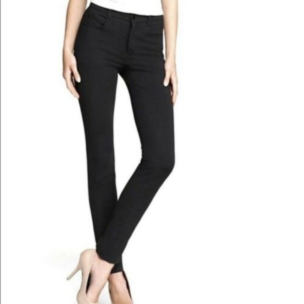 Vince Skinny Slim Ponte Knit Pants in Black Size 6